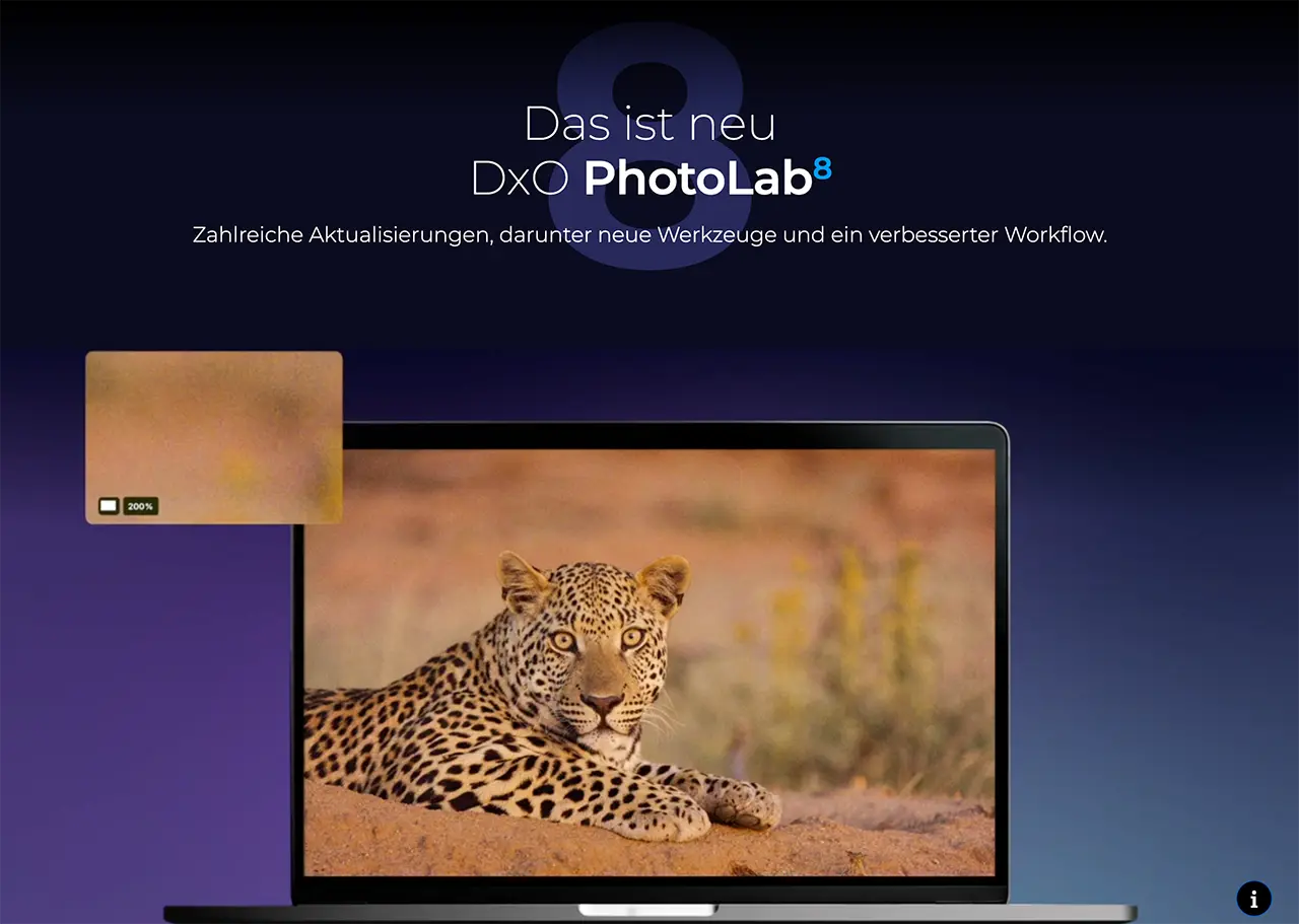 DxO PhotoLab Interface